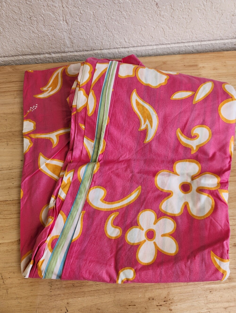 Pottery Barn Teen Wahine Duvet Cover Sz F/Q Hibiscus Hawaiian Colorful NOS